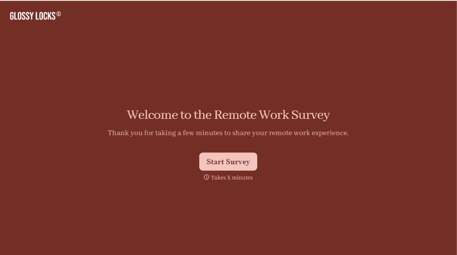 Remote Work Survey Form