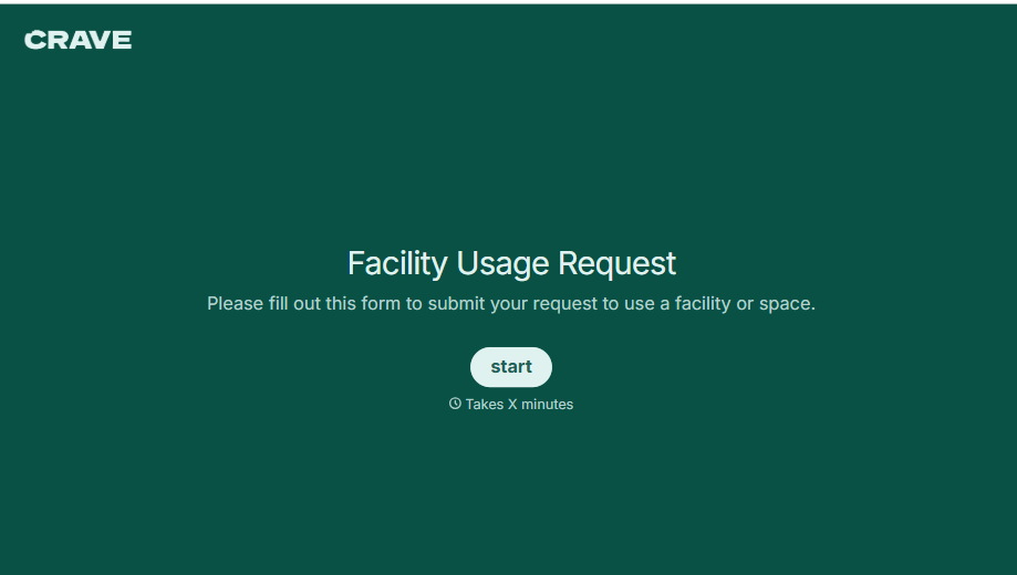 Facility Usage Form