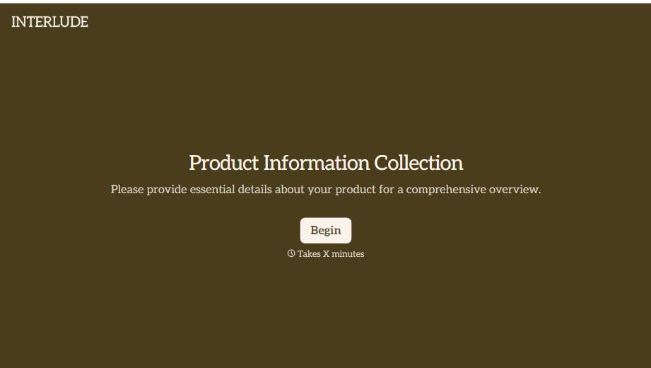 Product Information Form