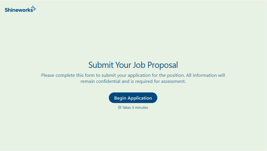 Job Proposal Form