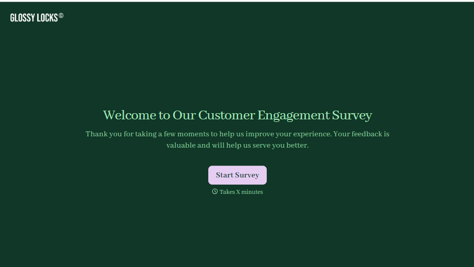 Customer Engagement Survey Form