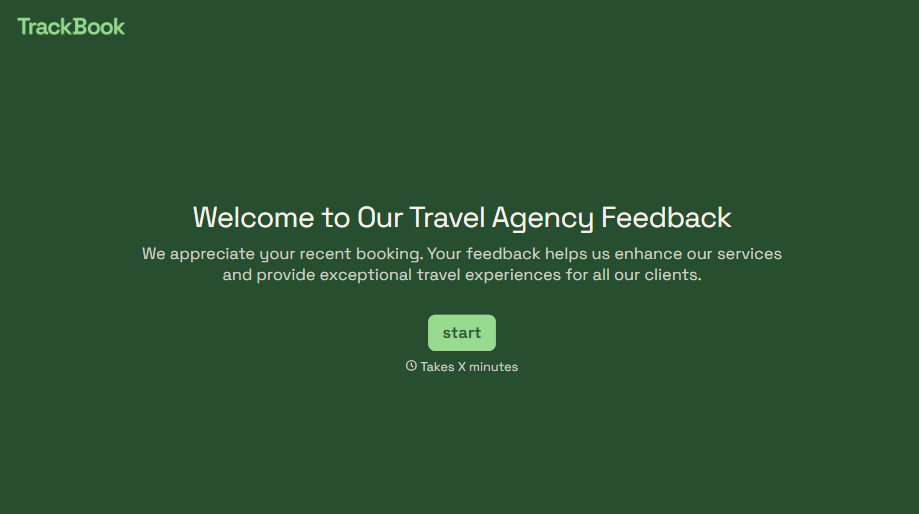 Travel Agency Feedback Form