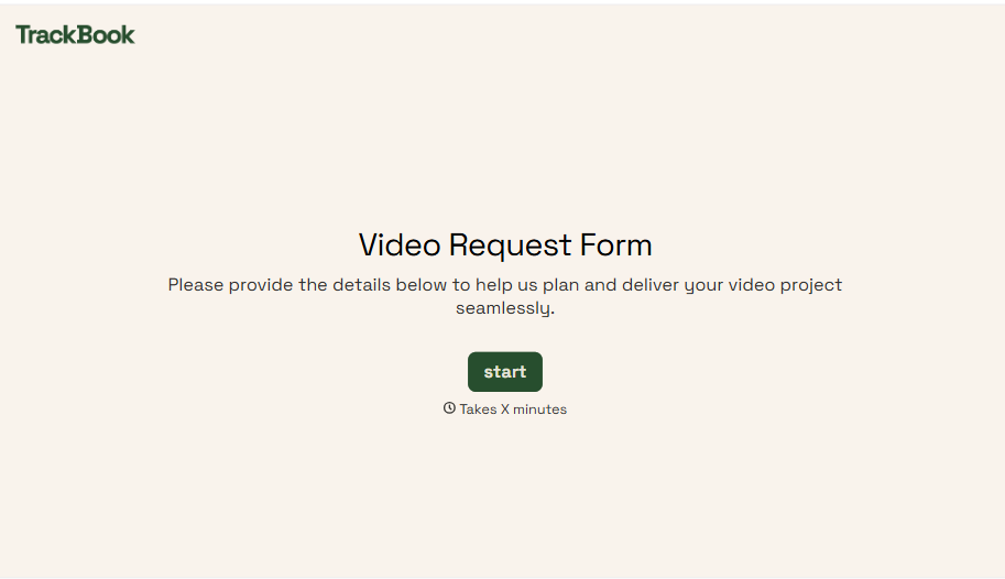 Video Request Form