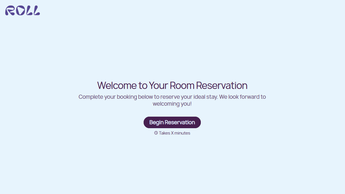 Hotel Room Booking Form