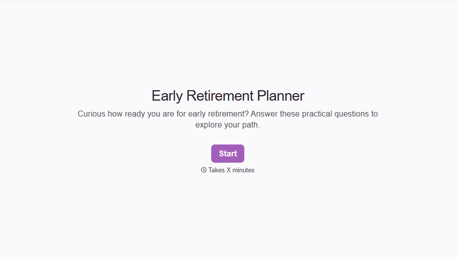 Early Retirement Form