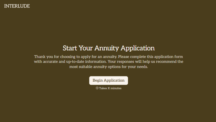 Annuity Application Form