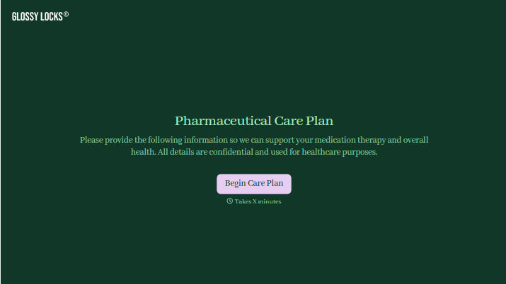 Pharmaceutical Care Plan Form