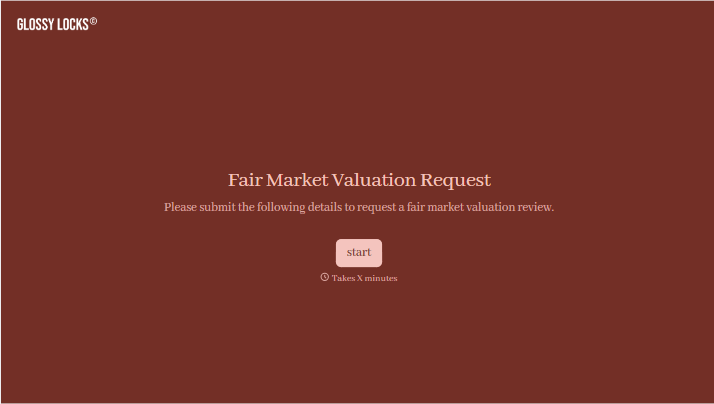 Fair Market Valuation Form