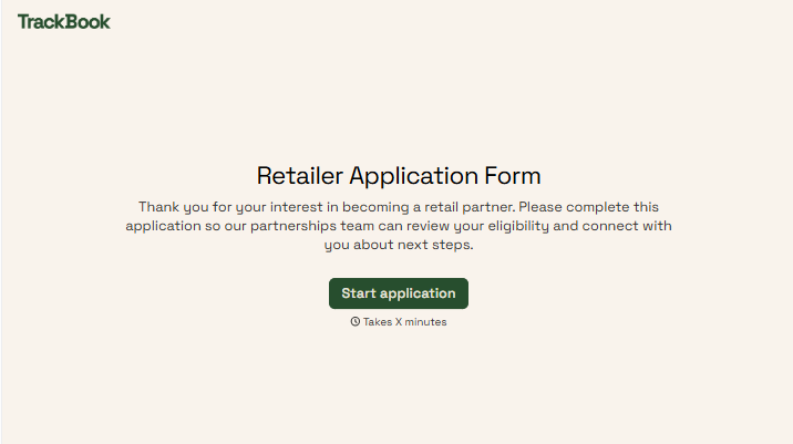 Retailer Application Form