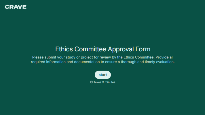 Ethics Committee Approval Form