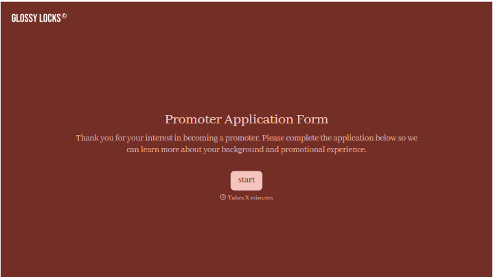 Promoter Application Form