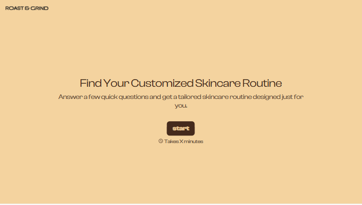 Customized Skincare Routine Form