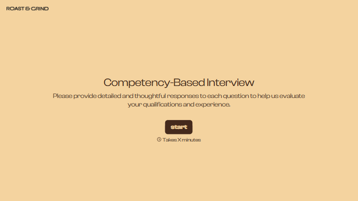 Competency Based Interview Form