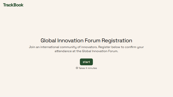 Global Innovation Forum Registration Form