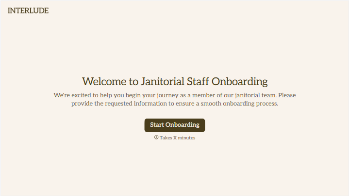 Janitorial Staff Onboarding Form
