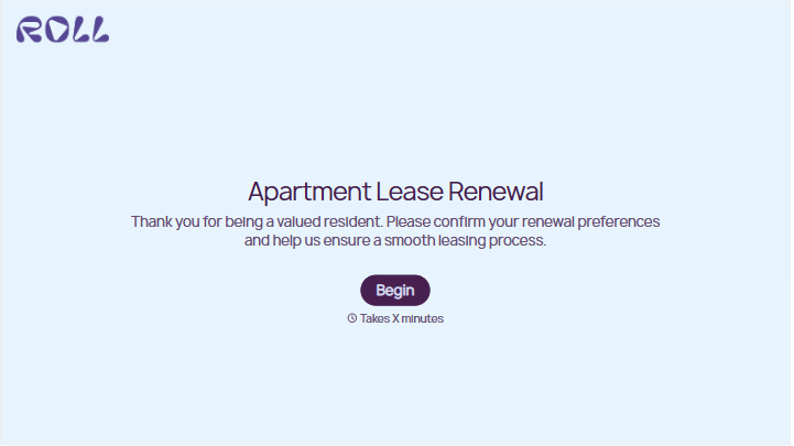 Apartment Lease Renewal Form