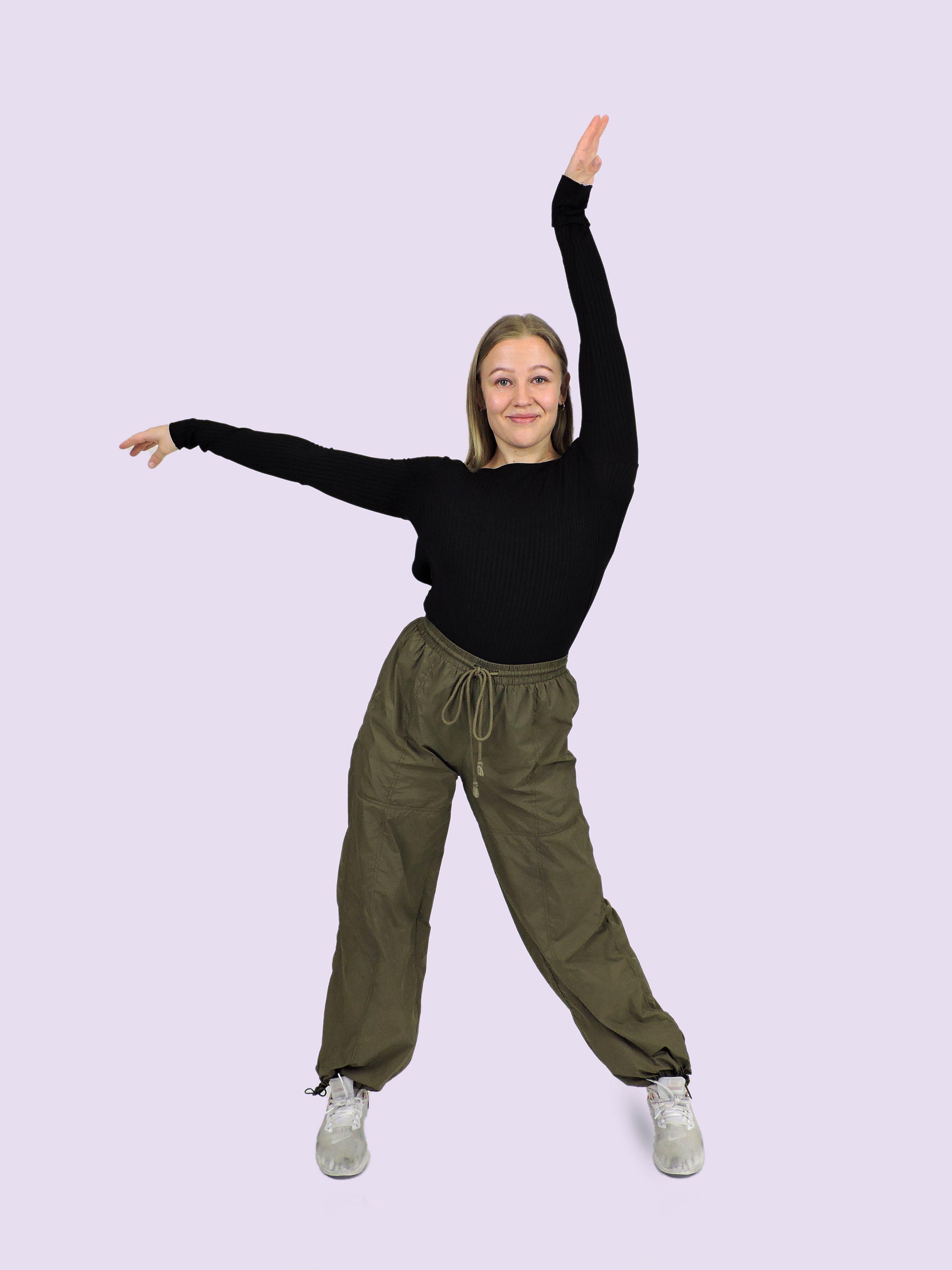 Tanssikeskus Euforian Commercial ohjaaja poseeraa kameralle.