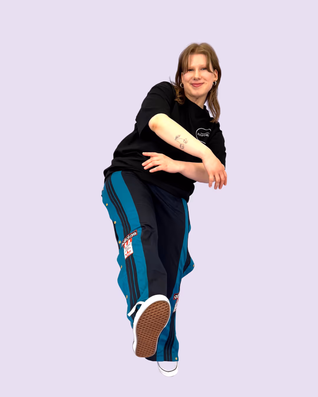 Nainen tanssimassa Hiphopia.