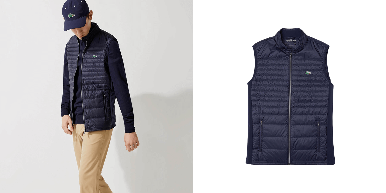 Branded water-resistant vest for executive client gifts and corporate gifting