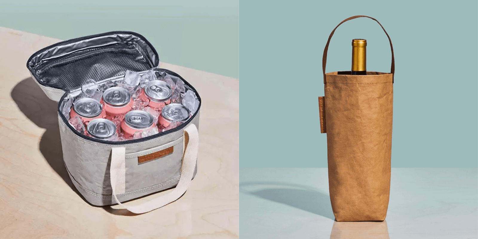 cooler and wine tote for best swag for tech companies