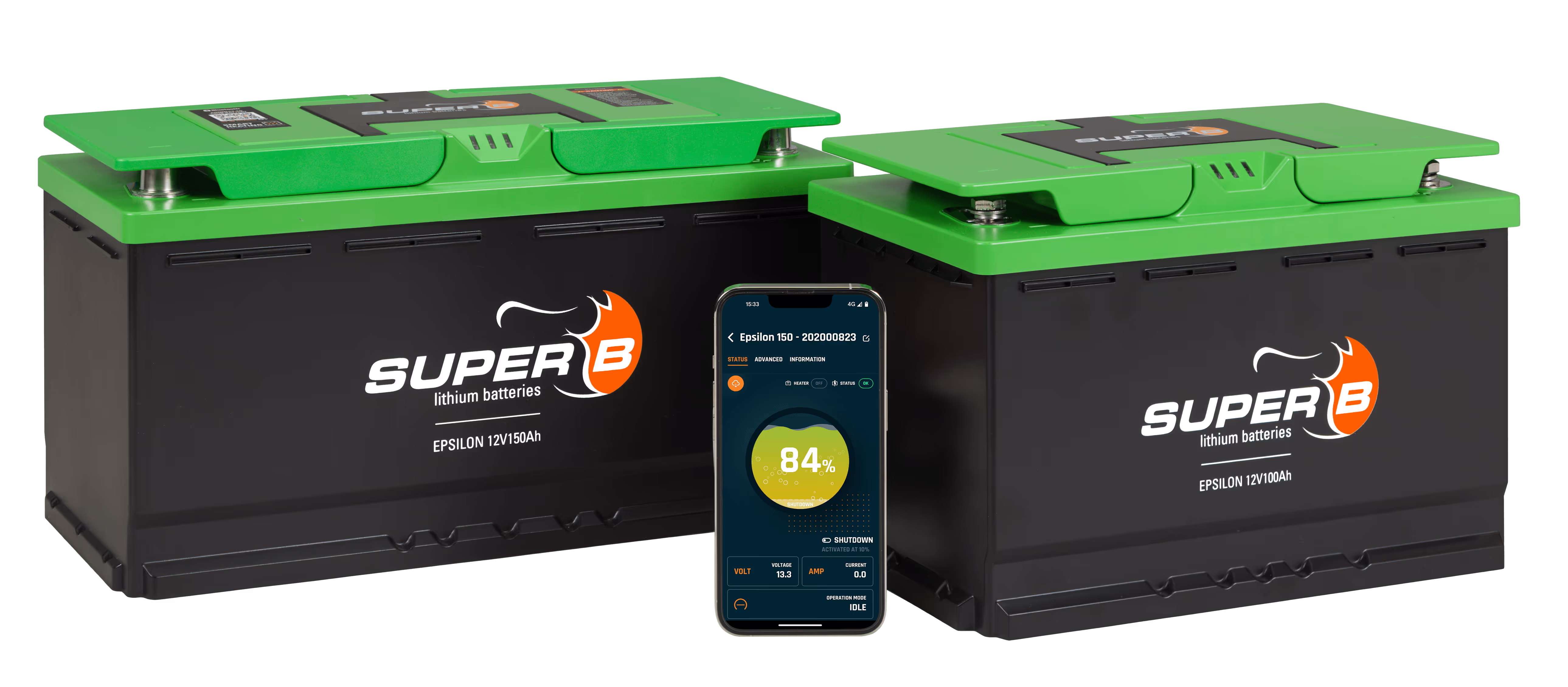 Epsilon 12V100Ah app view