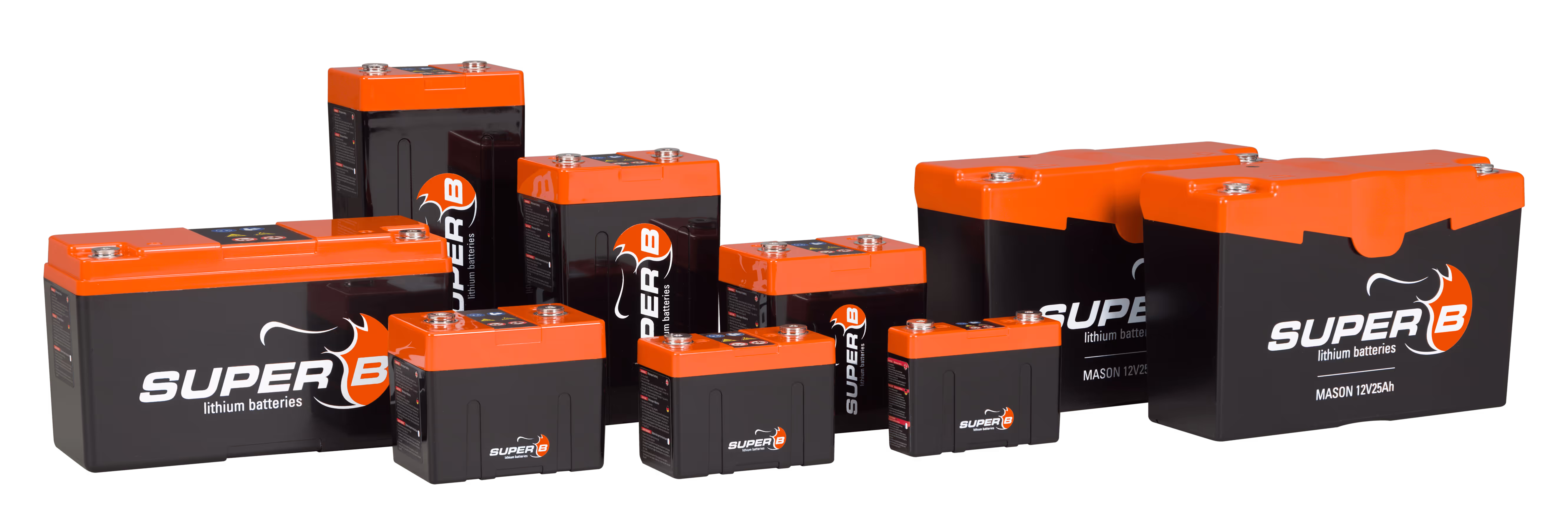 Super B starter range angled