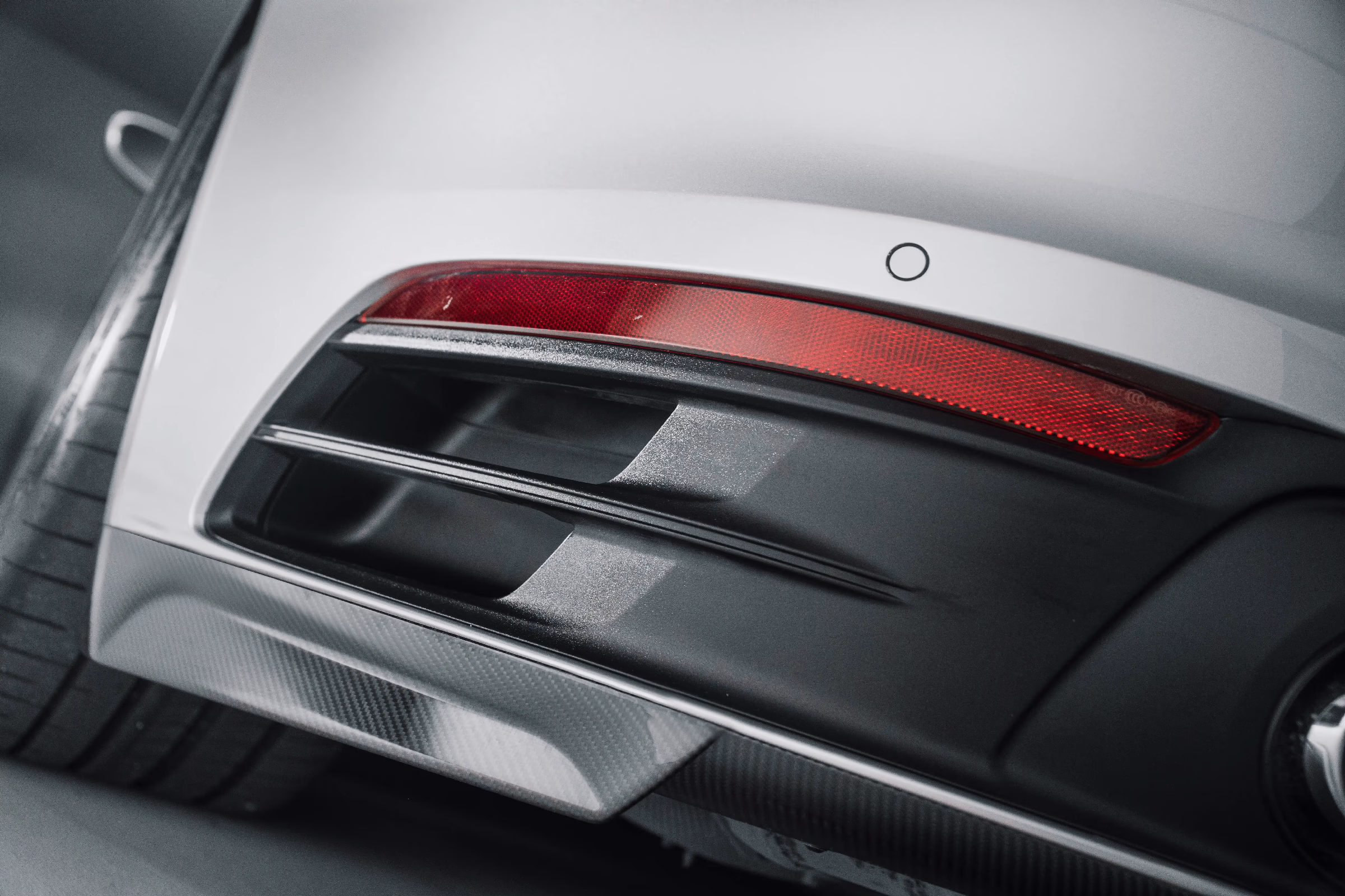 Dissident carbon fibre rear diffuser fitted to a Porsche 992