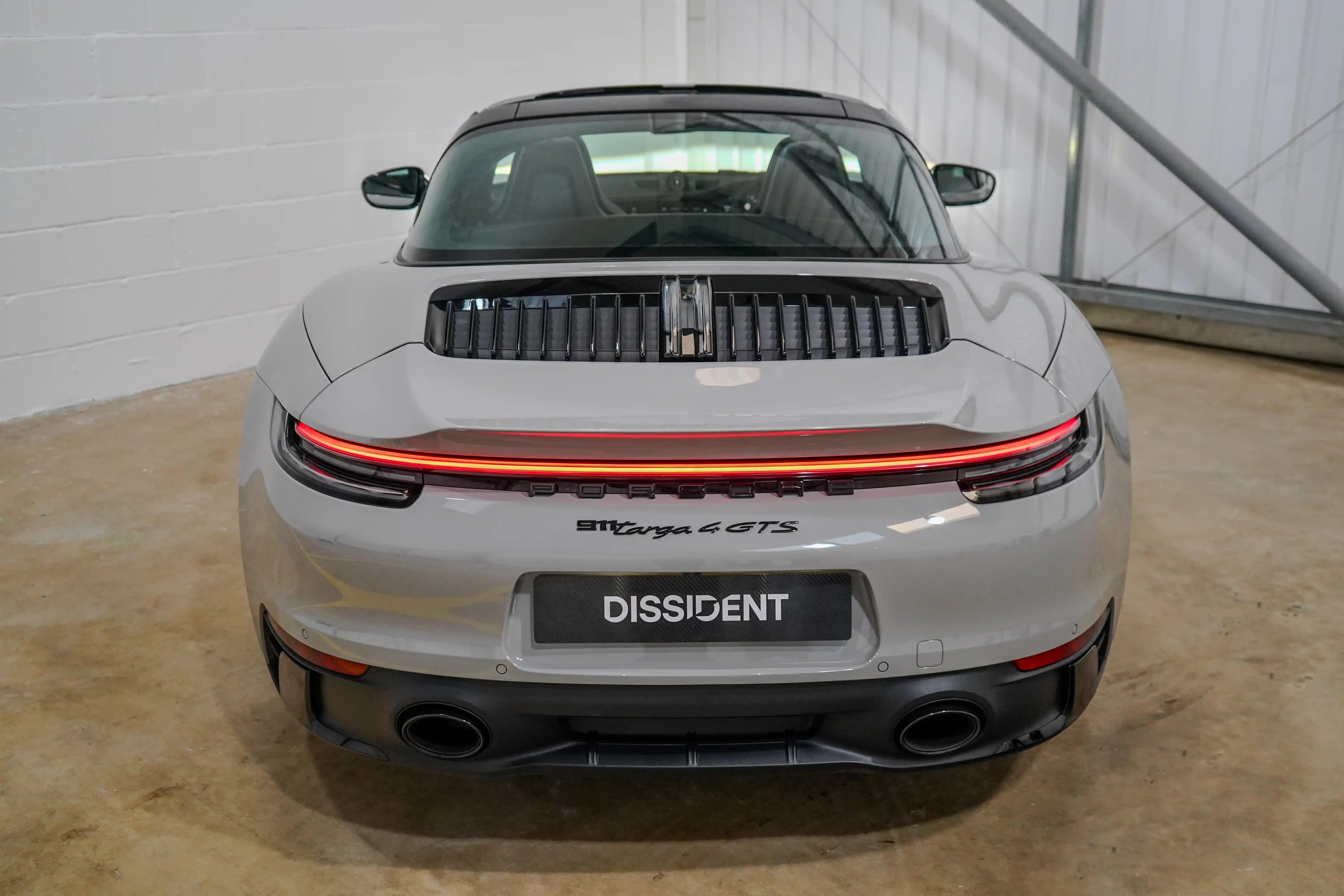 Dissident carbon fibre ducktail fitted to a Porsche 992 Cabriolet