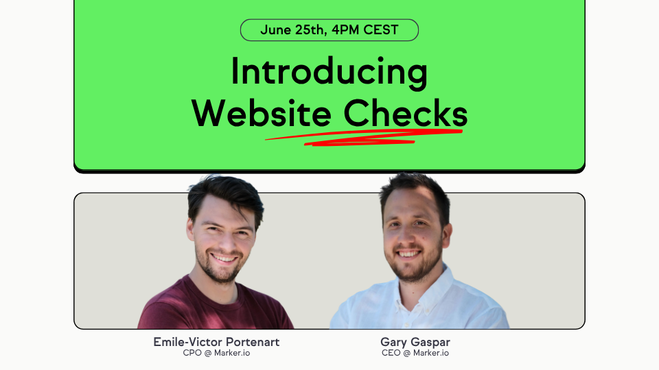 Introducing Website Checks