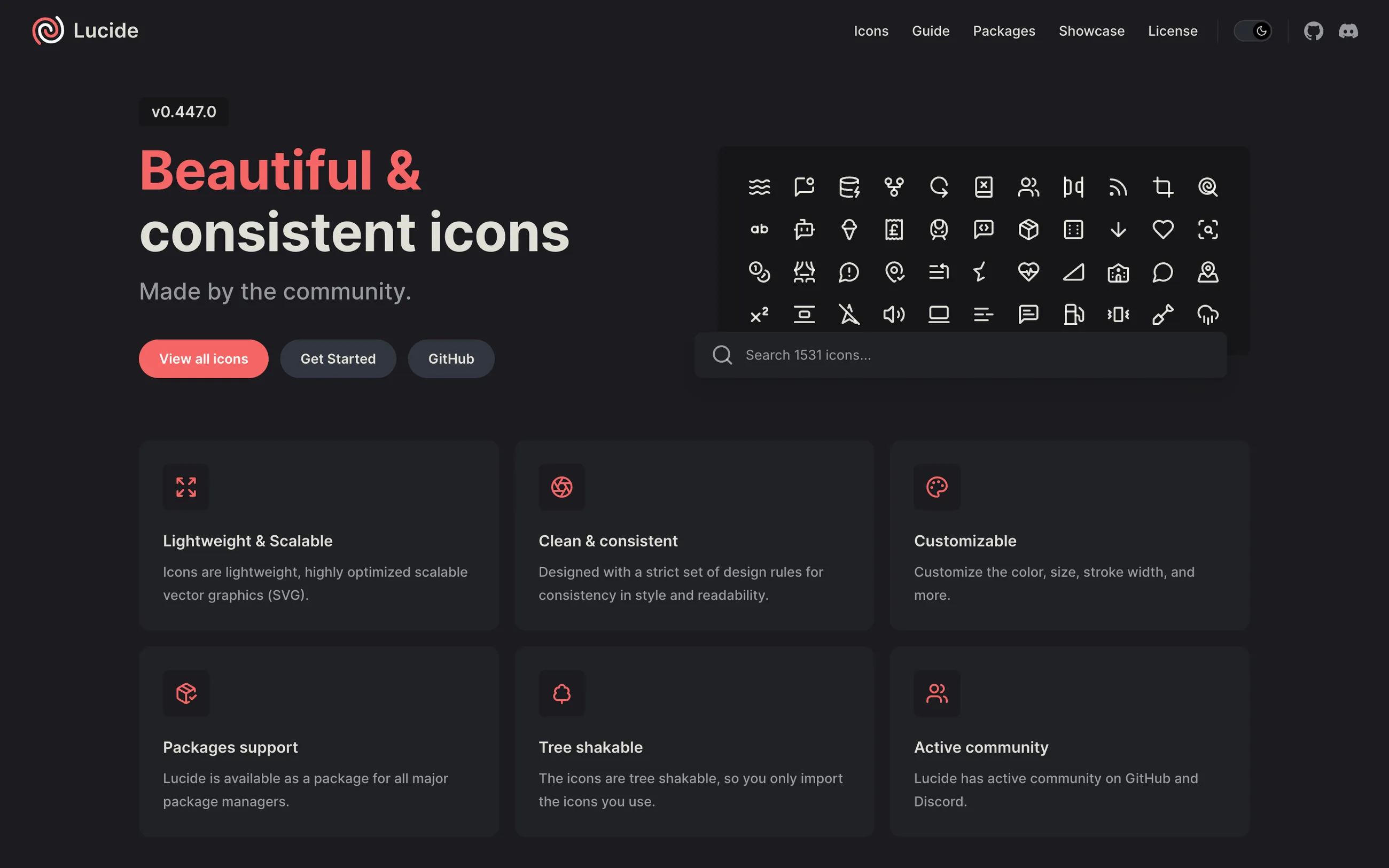 Icons screenshot
