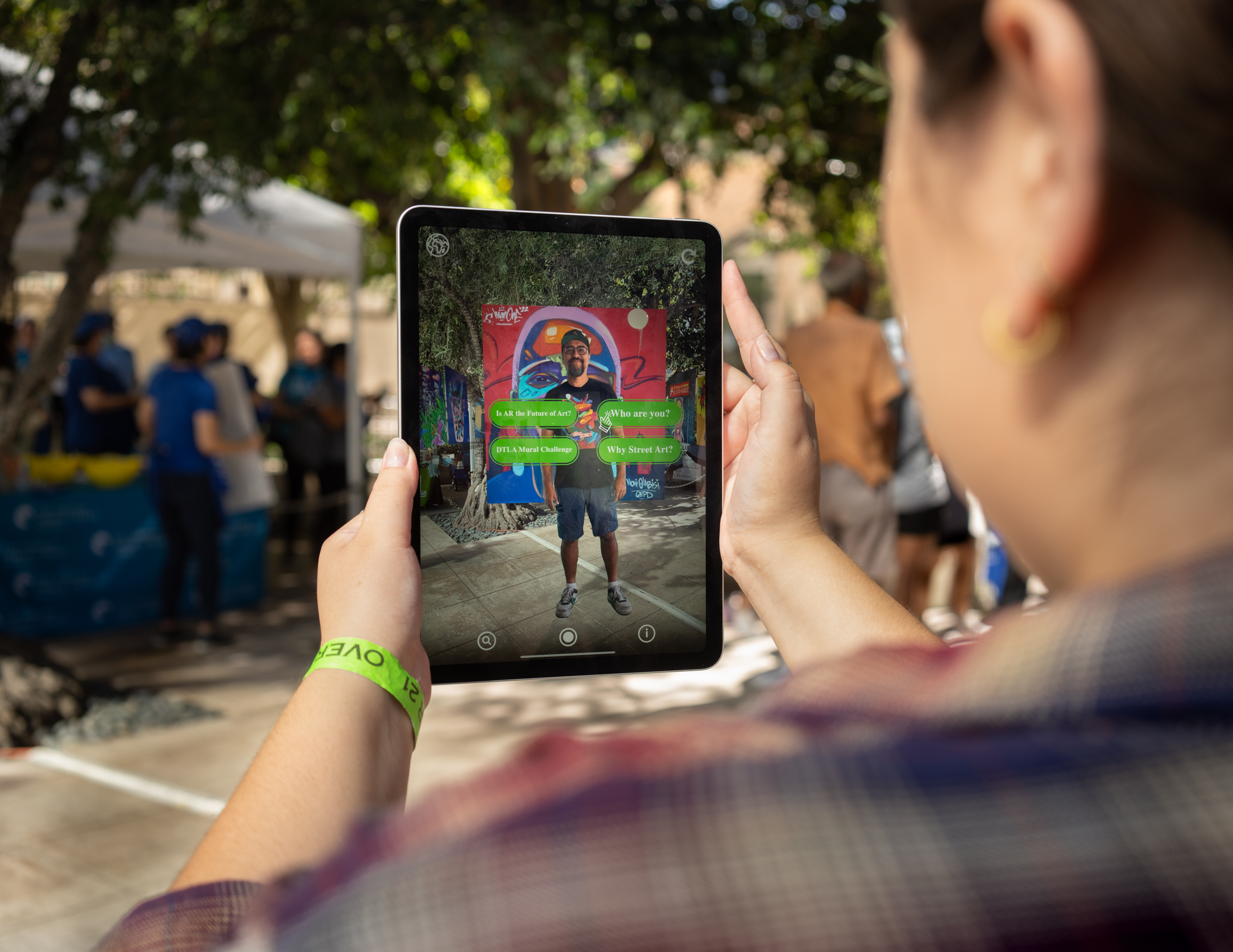 DTLA Artist experience augmented grand ave 