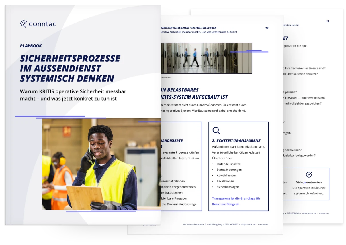 Whitepaper zu Sicherheit und Nachweisbarkeit im technischen Außendienst