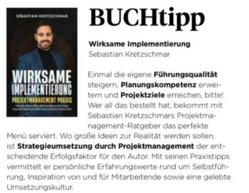 Buchtipp zu Wirksame Implementierung im Magazin Die Macher