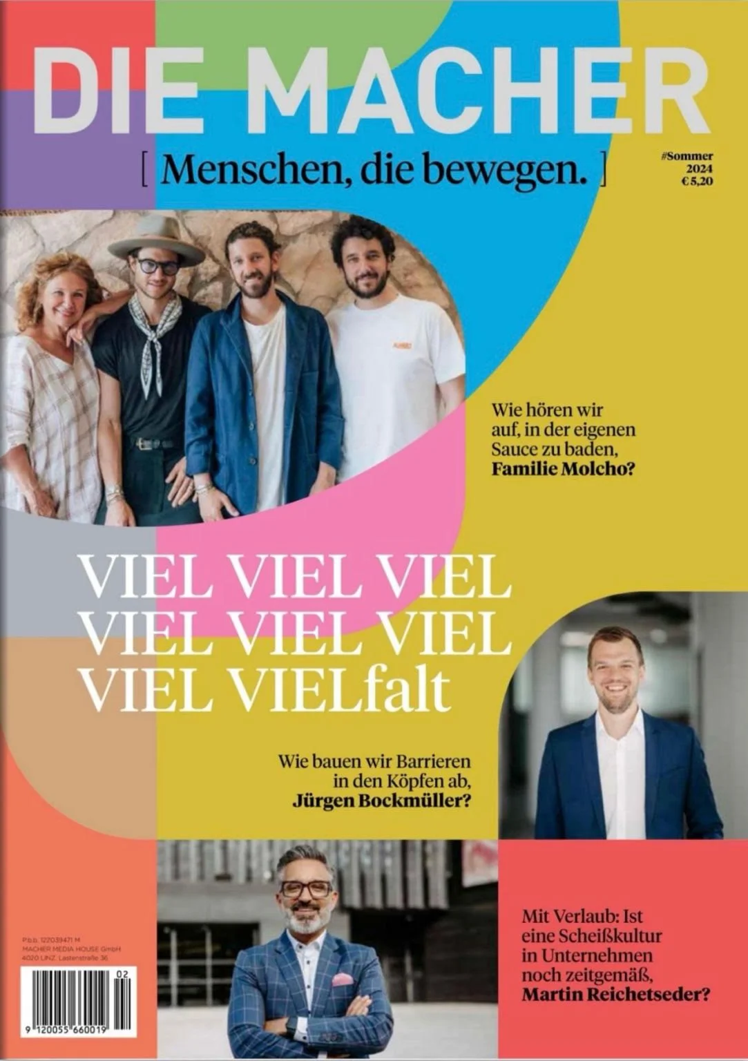 Cover des Magazins Die Macher, Sommer 2024