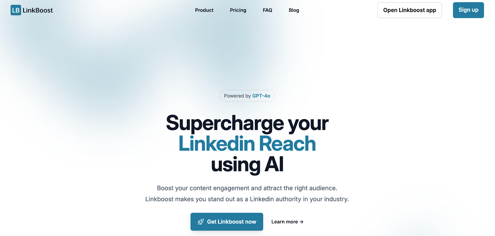 linkboost homepage