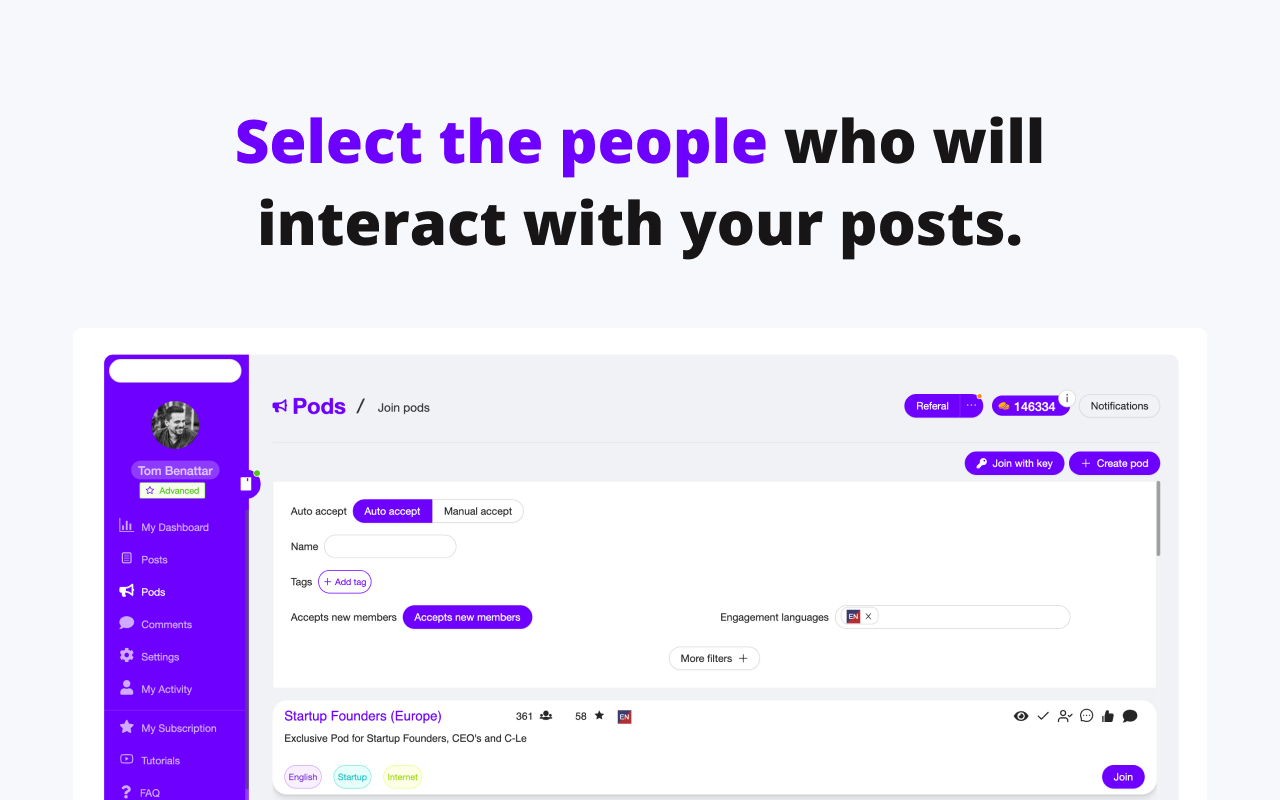 Targeted Engagement Podawaa