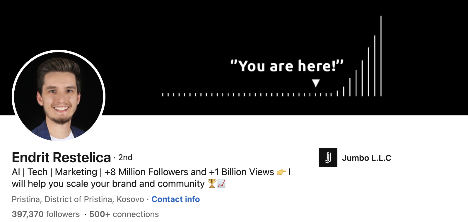 linkedin headline example