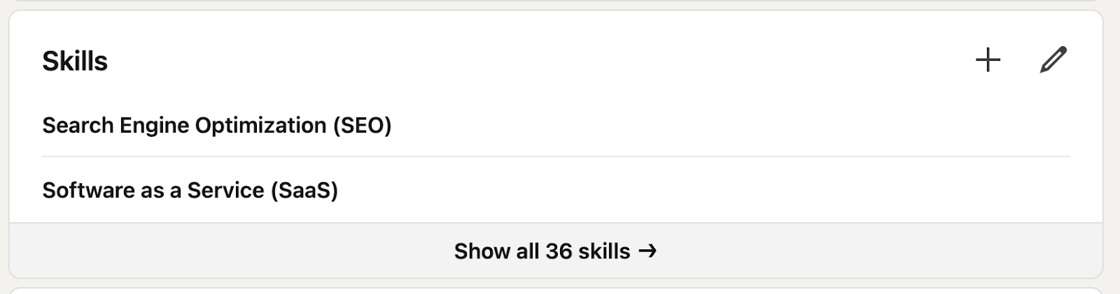 linkedin skills 