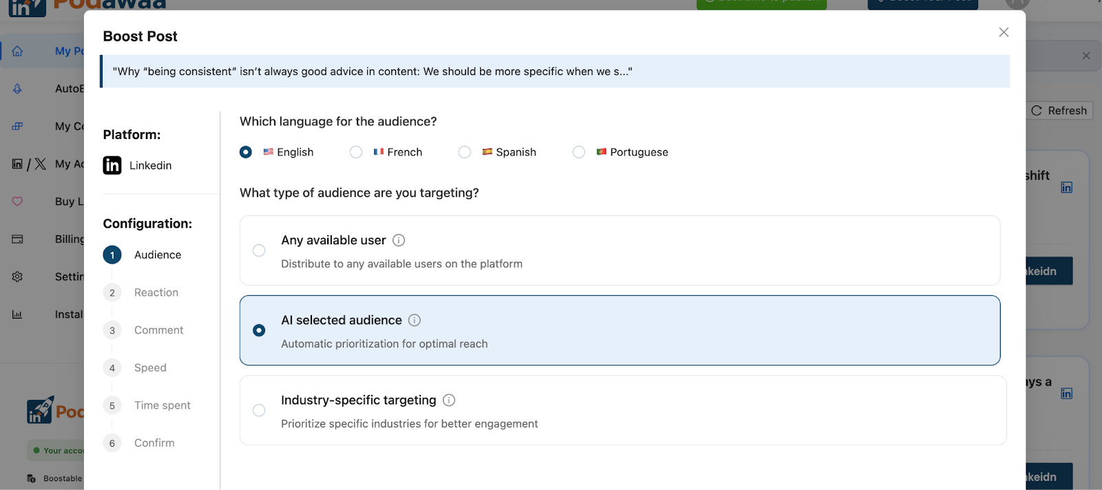 Using Podawaa to Target the Right Audience with AI