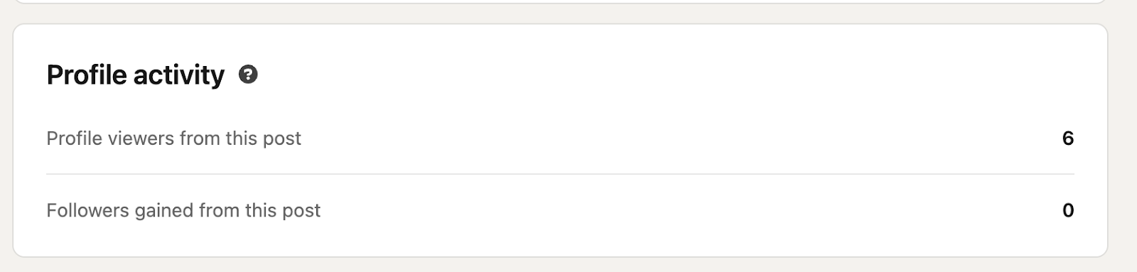 profile activity on linkedin profile viewers and followers
