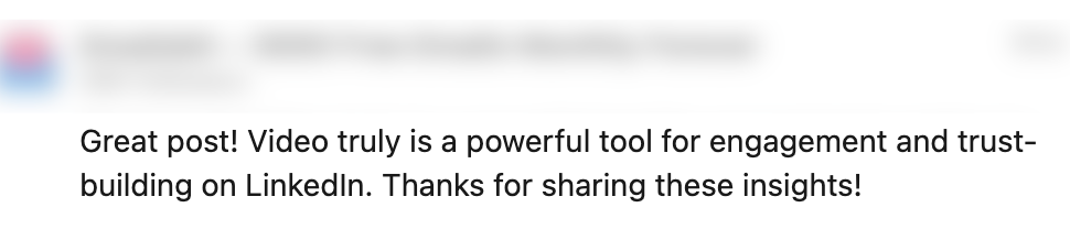 generic comments on linkedin 