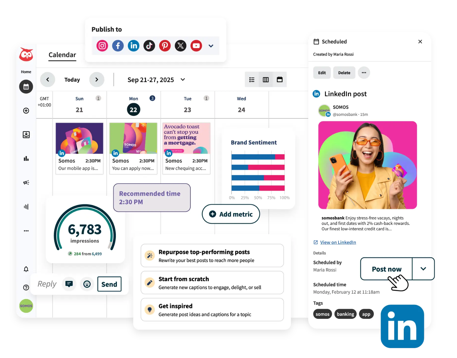 hootsuite for linkedin