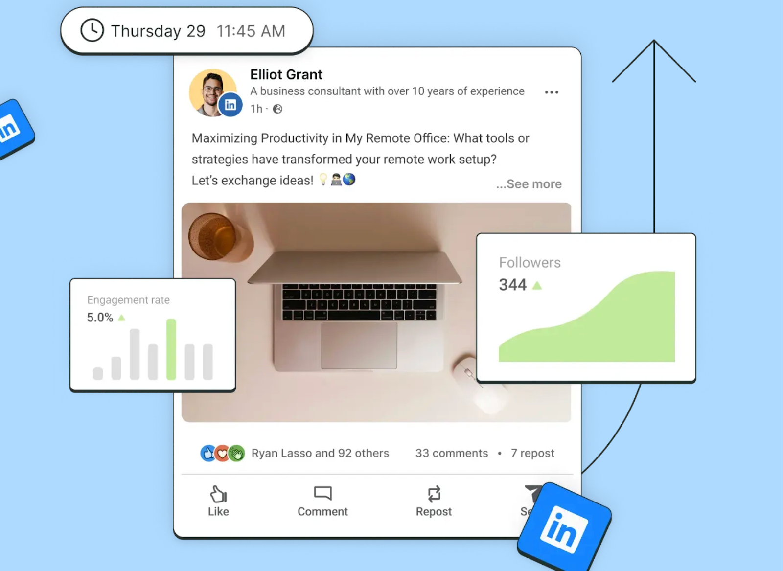 Buffer linkedin personal branding