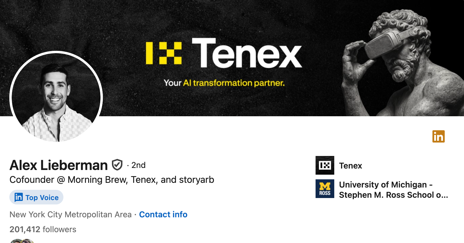 Alex Lieberman (AI, content systems, distribution)