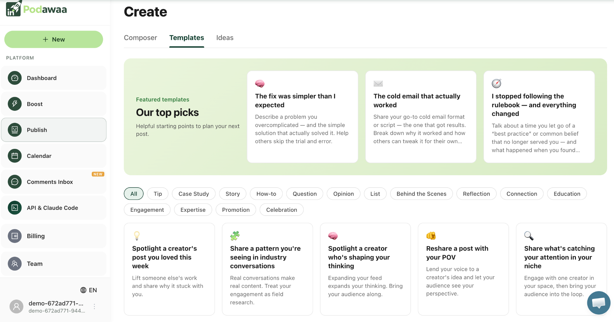 linkedin templates examples podawaa