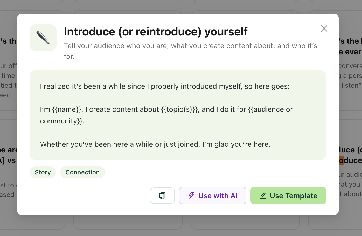 introduction story linkedin template podawaa