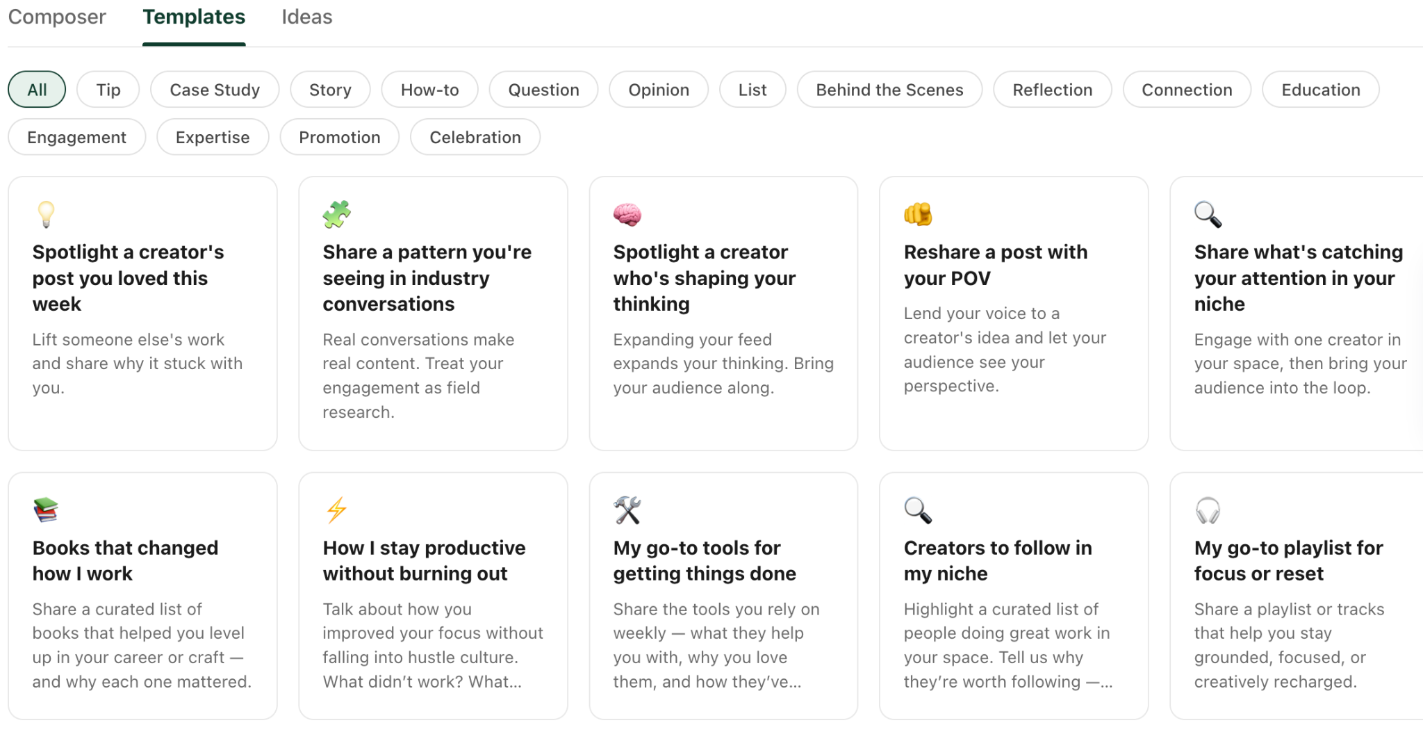 linkedin post templates podawaa