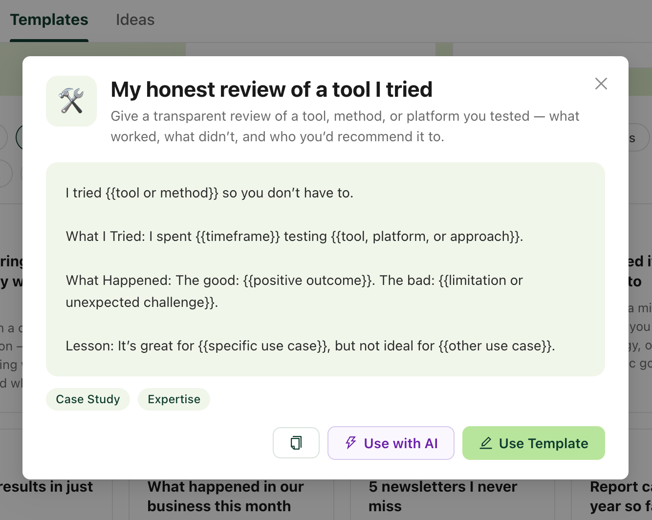 tool review case study linkedin post example