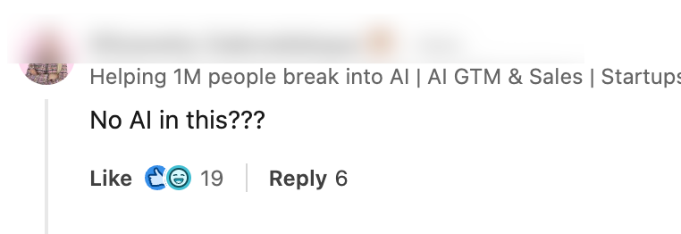 linkedin comments with engagement