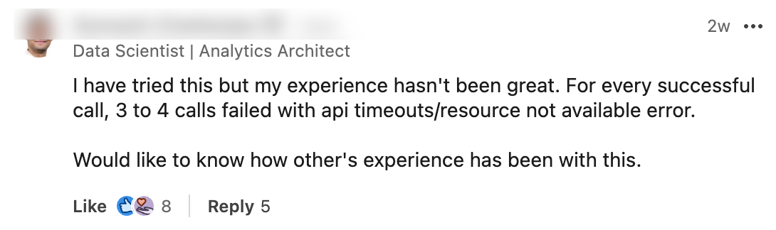 good engagement comment on linkedin